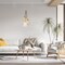 Designers Fountain Liana 4-Light Brushed Gold Glam Statement Chandelier for Foyers and Entryways D328M-4CH-BG - alternate 5